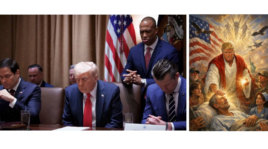  بـ«صورة».. ترامب يثير عاصفة من الغضب المسيحي